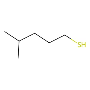 4-Methyl-1-pentanethiol structure