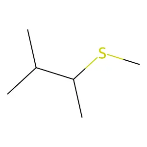 Butane, 2-methyl-3-(methylthio)- structure