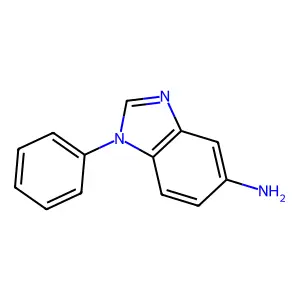 1-phenyl-1H-1,3-benzodiazol-5-amine structure