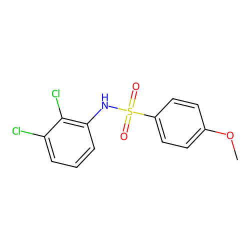 N-(2,3-dichlorophenyl)-4-methoxybenzenesulfonamide structure