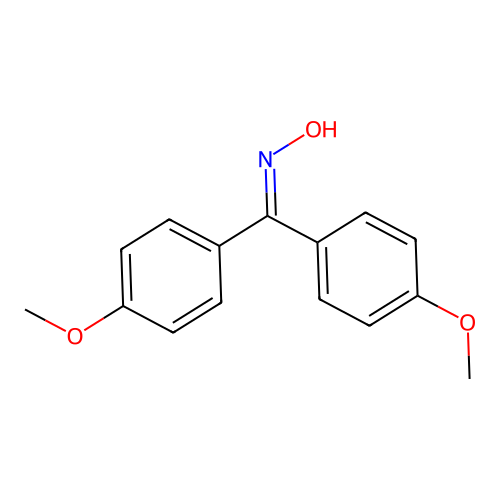 n-Hydroxy-1,1-bis(4-methoxyphenyl)methanimine structure