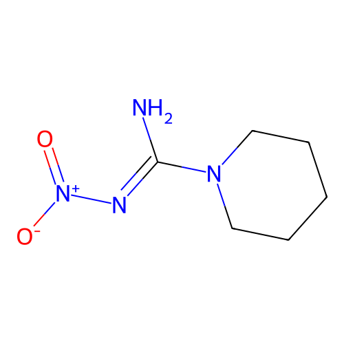 N'-nitropiperidine-1-carboximidamide structure