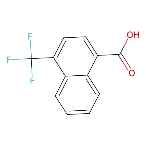 1-(Trifluoromethyl)naphthalene-4-carboxylic acid structure