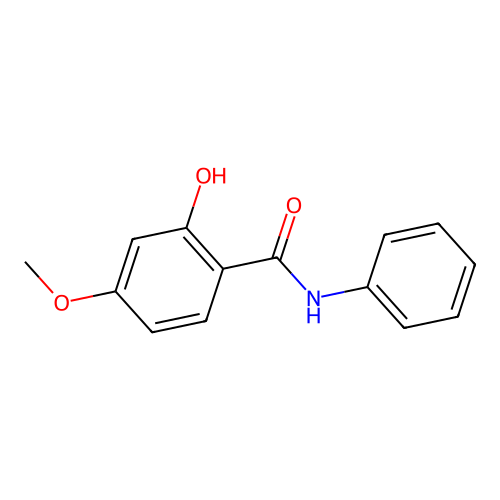2-hydroxy-4-methoxy-N-phenyl-benzamide structure
