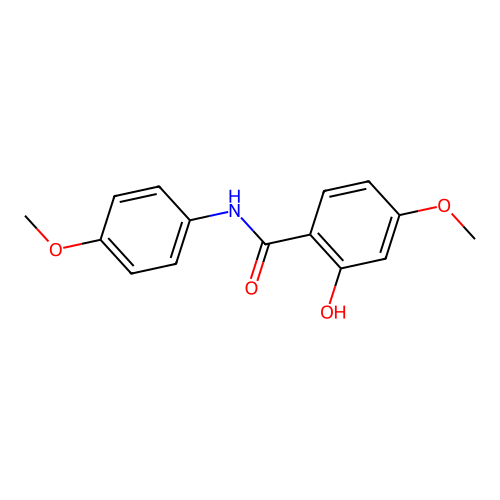2-hydroxy-4-methoxy-N-(4-methoxyphenyl)benzamide structure