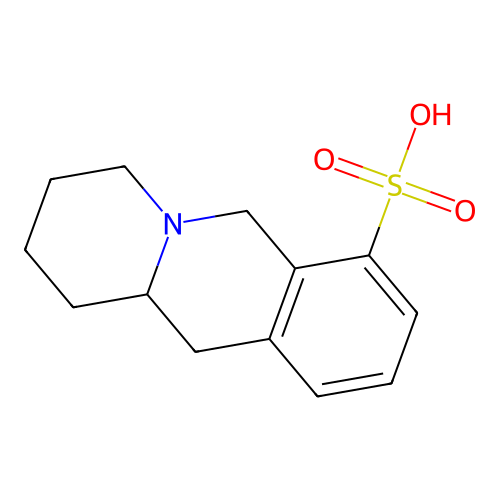 1,3,4,6,11,11a-Hexahydro-2H-pyrido[1,2-b]isoquinoline-7-sulfonic acid structure
