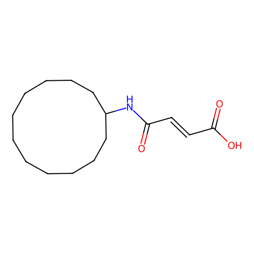 4-(Cyclododecylamino)-4-oxo-2-butenoic acid structure