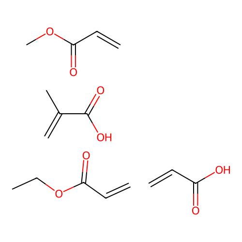 (C5-H8-O2.C4-H6-O2.C4-H6-O2.C3-H4-O2)x- structure