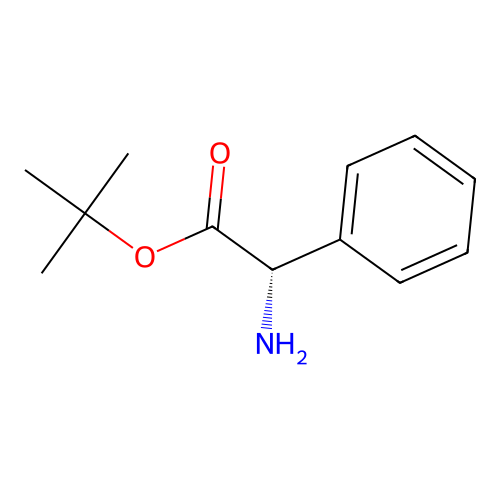 (S)-tert-Butyl 2-amino-2-phenylacetate structure