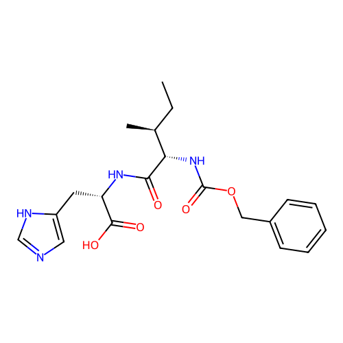 Z-Ile-his-OH structure