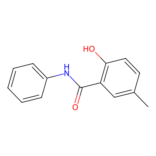 Benzamide, 2-hydroxy-5-methyl-N-phenyl- structure