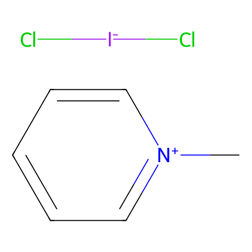 1-methyl-pyridinium, dichloro iodide structure