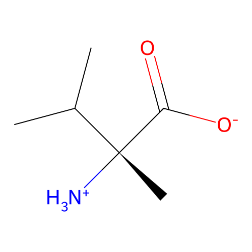 alpha-Methyl-D-valine structure