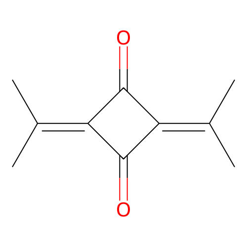 2,4-Bis(1-methylethylidene)-1,3-cyclobutanedione structure