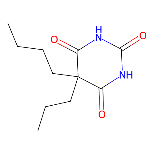Butylpropylbarbitursaure structure