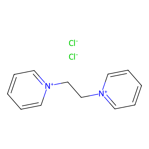 1-(2-Pyridin-1-ium-1-ylethyl)pyridin-1-ium dichloride structure