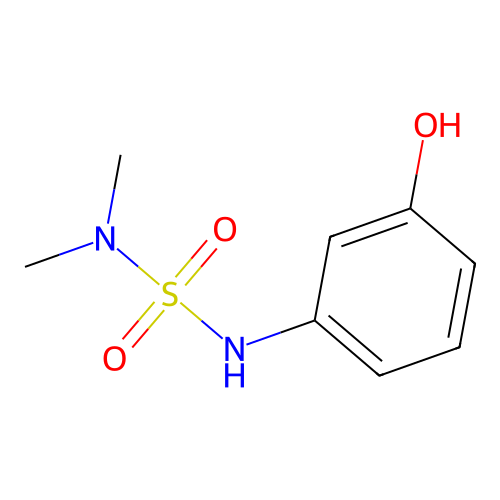 N'-(3-Hydroxyphenyl)-N,N-dimethylsulfamide structure