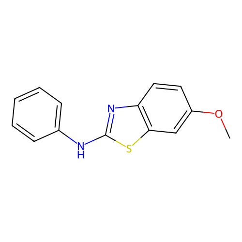 6-Methoxy-N-phenylbenzo[d]thiazol-2-amine structure