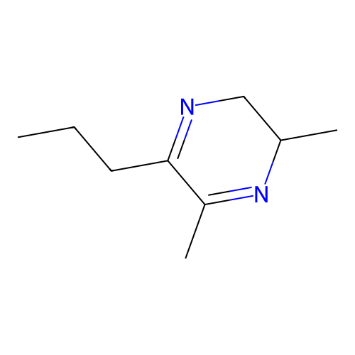 2-Propyl-3,5-dimethyl-5,6-dihydropyrazine structure