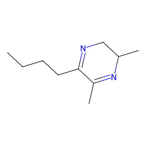 2-Butyl-3,5-dimethyl-5,6-dihydropyrazine structure