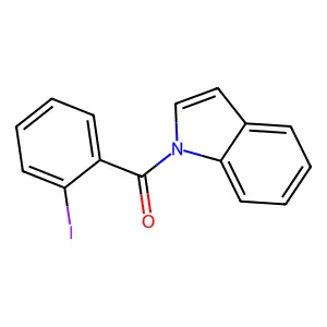 (1H-Indol-1-yl)(2-iodophenyl)methanone structure