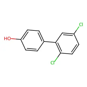 2,5-Dichloro-4'-biphenylol structure