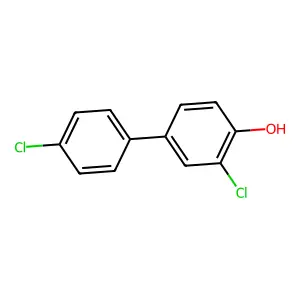 3,4'-Dichloro-4-biphenylol structure