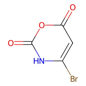 4-bromo-3H-1,3-oxazine-2,6-dione structure