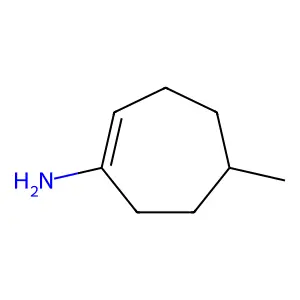 5-Methyl-1-cyclohepten-1-amine structure