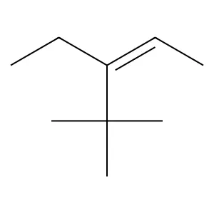 3-Ethyl-4,4-dimethyl-2-pentene structure