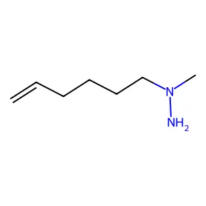 1-(5-Hexenyl)-1-methylhydrazine structure