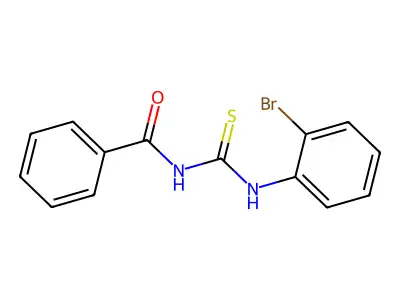 N-[(2-bromophenyl)carbamothioyl]benzamide structure