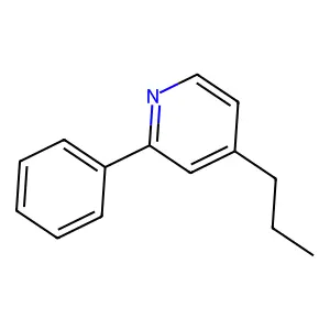 2-Phenyl-4-propylpyridine structure