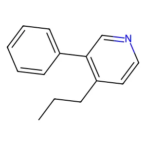 3-Phenyl-4-propylpyridine structure