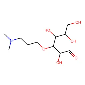 3-O-(3-(N',N'-Dimethylamino)-n-propyl)glucose structure