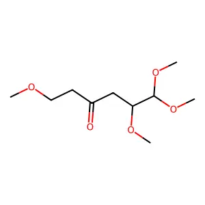 1,5,6,6-Tetramethoxy-3-hexanone structure