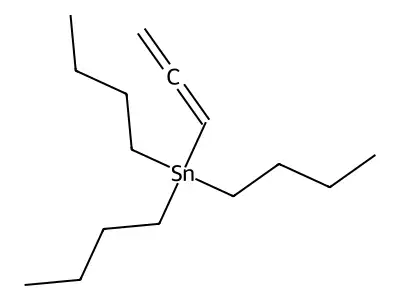 Allenyltributyltin(IV) structure