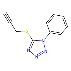1-Phenyl-1H-tetraazol-5-yl 2-propynyl sulfide structure