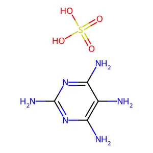 Tetraaminopyrimidine sulfate structure