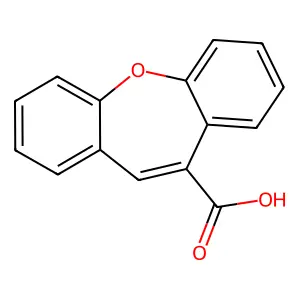 Dibenzo[b,f]oxepine-10-carboxylic acid structure
