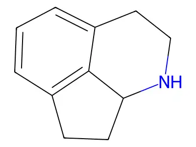 1,2,3,7,8,8a-Hexahydrocyclopenta(ij)isoquinoline structure
