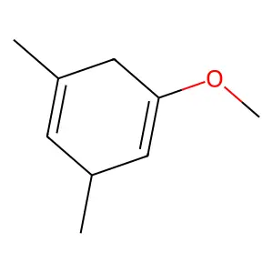 4-Methoxy-2,6-dimethyl-1,4-cyclohexadiene structure
