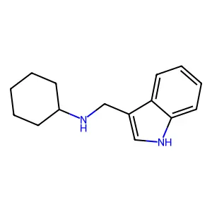 N-环己基-1H-吲哚-3-甲胺 structure
