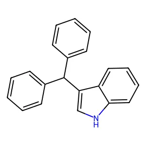 3-Benzhydryl-1H-indole structure