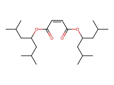 Bis(2,6-dimethylheptan-4-yl) but-2-enedioate structure