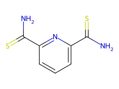 2,6-Pyridinedithiocarboxamide structure