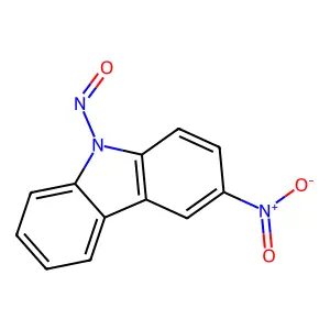 9H-Carbazole, 3-nitro-9-nitroso- structure
