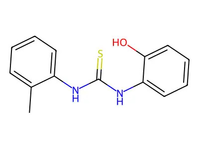 1-(2-Hydroxyphenyl)-3-(2-methylphenyl)thiourea structure