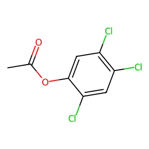 phenol, 2,4,5-trichloro-, acetate (8ci) structure