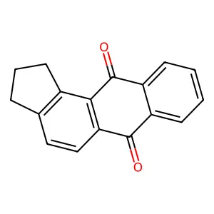 2,3-dihydro-1H-cyclopenta[a]anthracene-6,11-dione structure